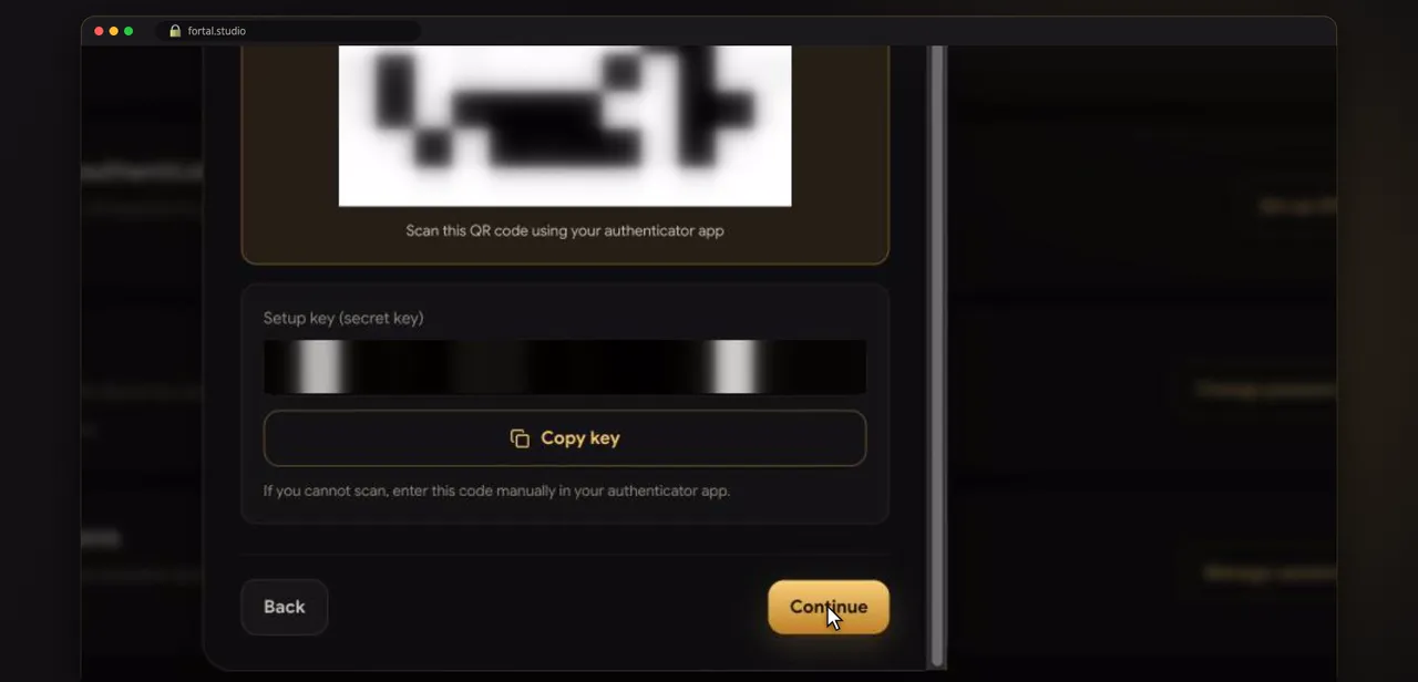 Screenshot of step 5: ยืนยันด้วยรหัส 6 หลัก